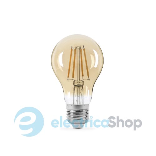 Светодиодная лампа TITANUM Filament A60 7W E27 2200K бронза