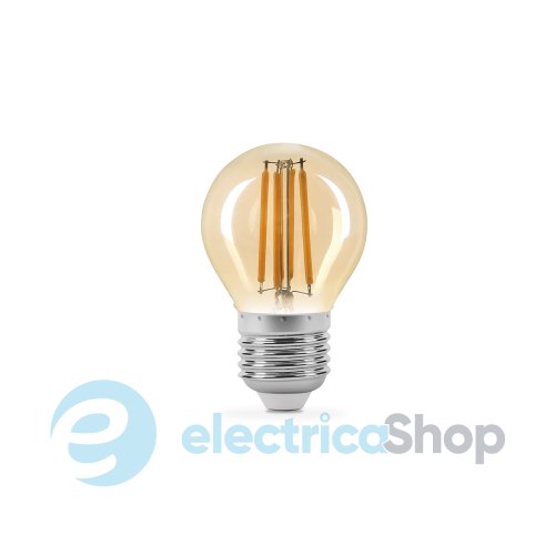 Светодиодная лампа TITANUM Filament G45 4W E27 2200K бронза