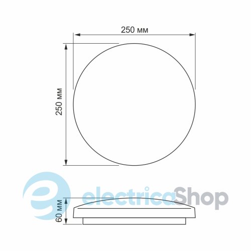 LED светильник настенно-потолочный TITANUM 18W 5000K Кольца (26692)