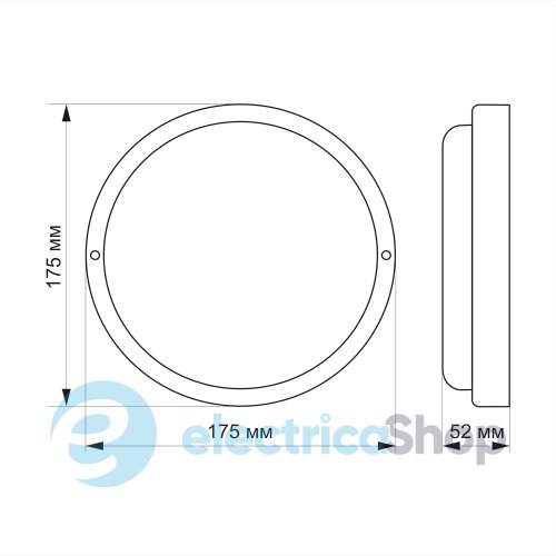 Настенно-потолочный светильник TITANUM 20W 6500K TL-BHR-206 LED IP54