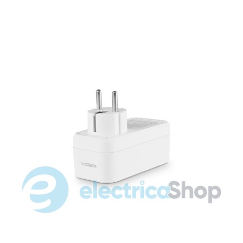 Мережевий адаптер VIDEX ONCORD з/з 1п 2.4A 2USB+USB-C White (27697)