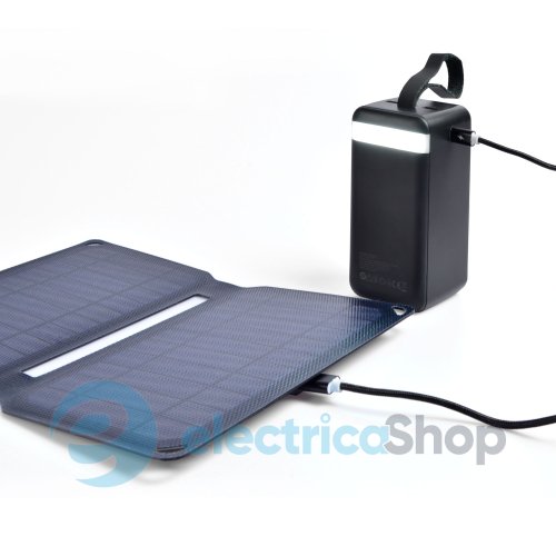 Портативний зарядний пристрій сонячна панель VIDEX VSO-F510U 10W