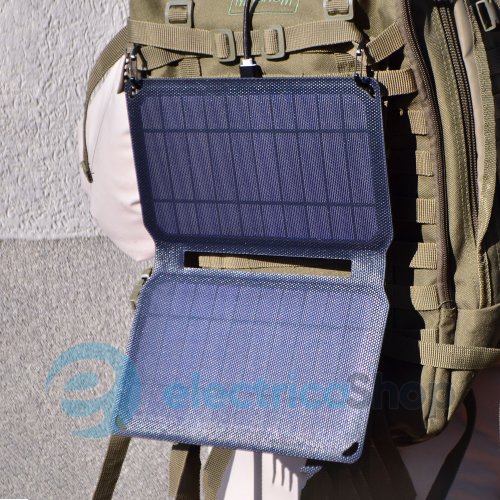 Портативний зарядний пристрій сонячна панель VIDEX VSO-F510U 10W