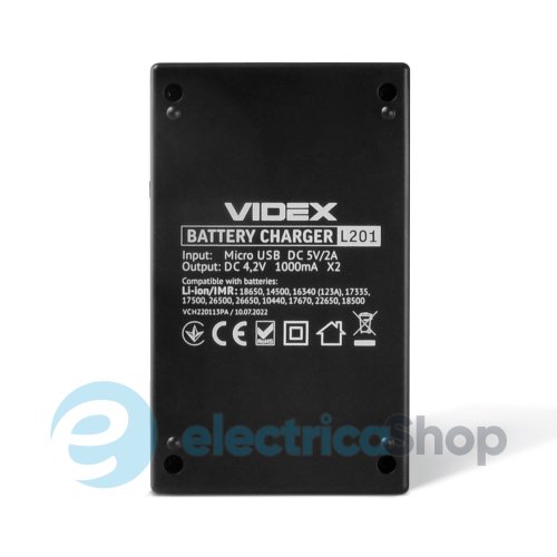 Зарядний пристрій Videx VCH-L201