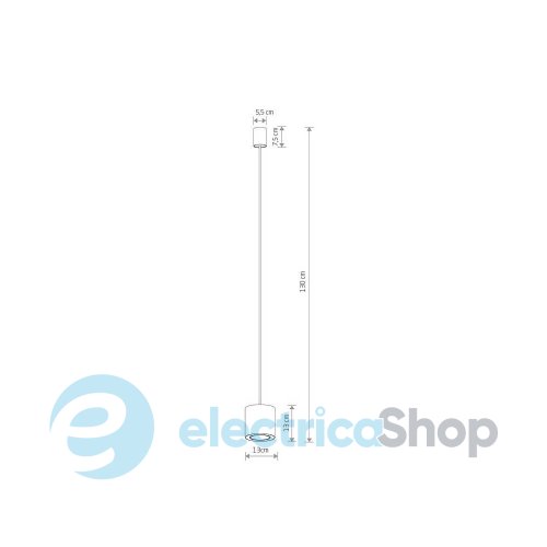 Подвесной светильник Nowodvorski Point Duo Zwis GU10 1x10W IP20 11510
