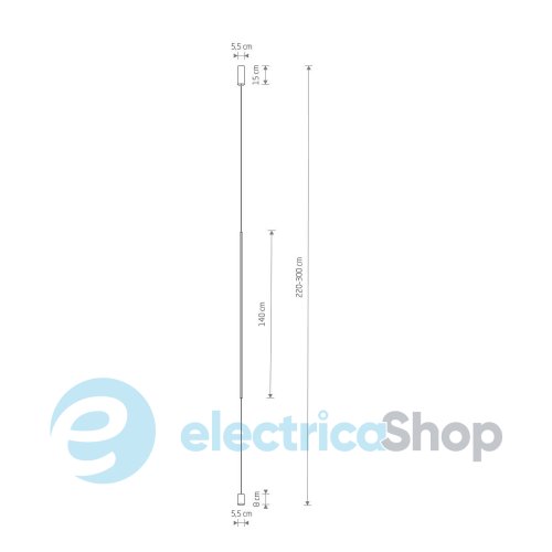 Подвесной светильник Nowodvorski Vertic Led 11607 Wh