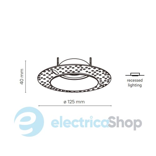 Точечный встраиваемый светильник TK-Lighting FIRA 10573