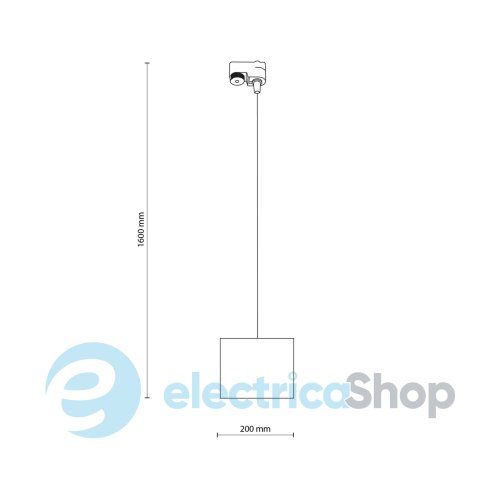 Трековый светильник TK-Lighting TRACER WHITE 200 10699