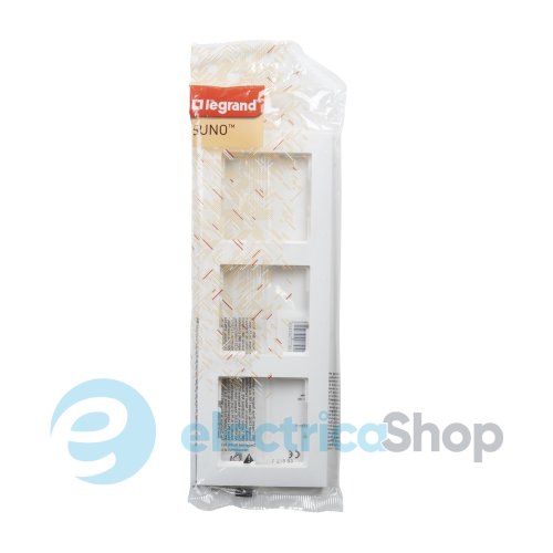 Рамка установочная 3-я Legrand Suno 721503 белая