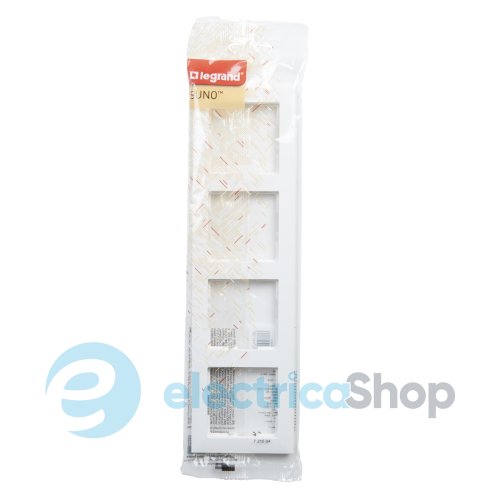 Рамка установочная 4-я Legrand Suno 721504 белая