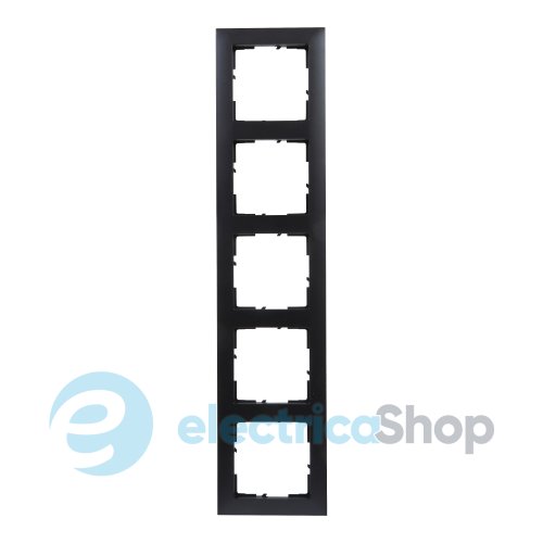 Рамка установочная 5-я Legrand Suno 721525 черный матовый