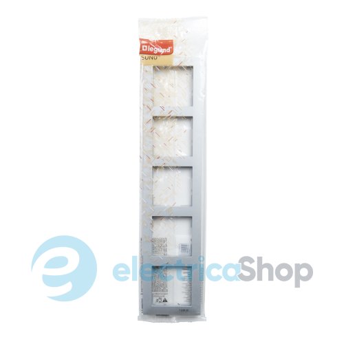 Рамка установочная 5-я Legrand Suno 721515 алюминий
