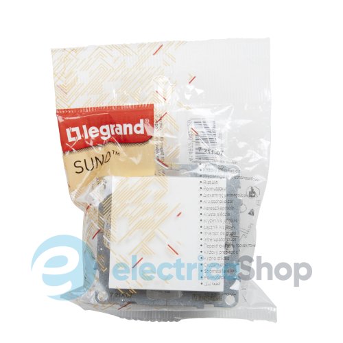 Переключатель крест 1-кл (винт. клеммы) 10А/250V для серии SUNO Legrand 721107 белый
