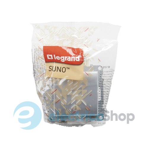 Кнопка 1-кл з тримачем етикети 6A/250V для серії SUNO Legrand 721310 алюміній