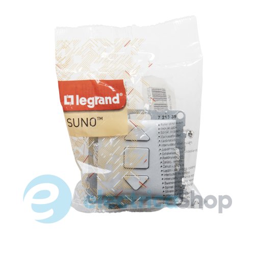 Выключатель жалюзи 3-позиционный 6A/250V для серии SUNO Legrand 721339 алюминий