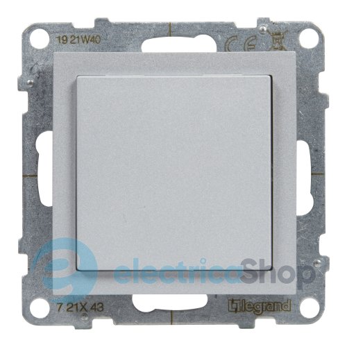 Заглушка с адаптером MOSAIC для серии SUNO Legrand 721343 алюминий