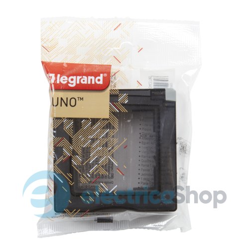 Рамка 1-постовая IP44 для серии SUNO Legrand 721344 алюминий.