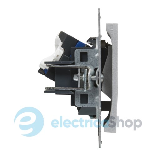 Розетка компьютерная 1-я RJ45 CAT6/UTP для серии SUNO Legrand 721352 алюминий