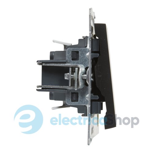Кнопка 1-кл (пружин.клеммы) 6A/250V для серии SUNO Legrand 721409 черный