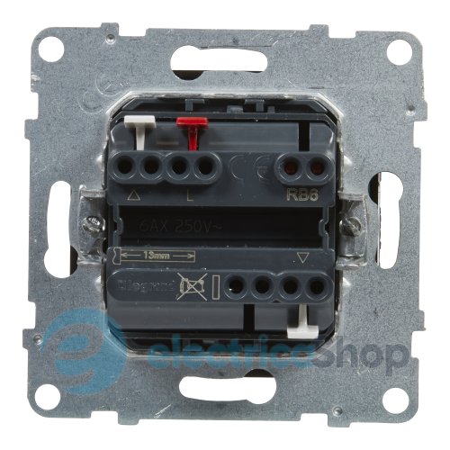 Выключатель жалюзи 3-позиционный 6A250V для серии SUNO Legrand 721439 черный