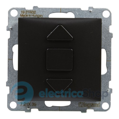 Выключатель жалюзи 3-позиционный 6A250V для серии SUNO Legrand 721439 черный