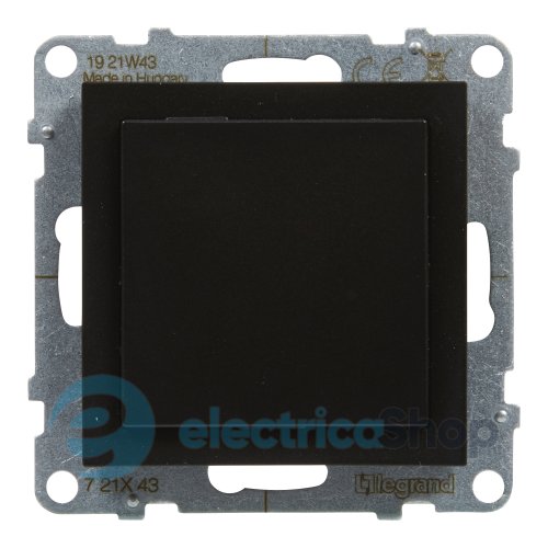 Заглушка з адаптером MOSAIC для серії SUNO Legrand 721443 чорний