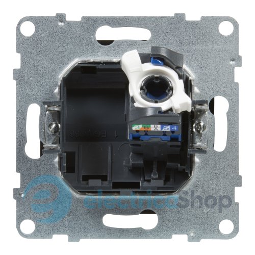 Розетка компьютерная 1-я RJ45 CAT6/UTP для серии SUNO Legrand 721452 черный