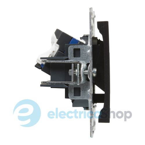 Розетка компьютерная 1-я RJ45 CAT6/UTP для серии SUNO Legrand 721452 черный