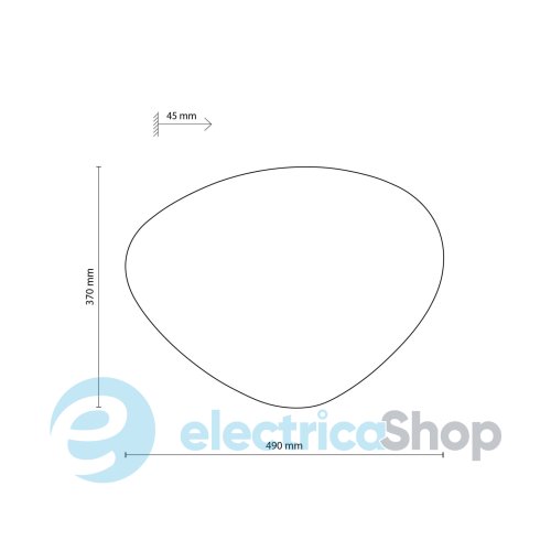 Настінний світильник TK-Lighting STONE BLACK 10632