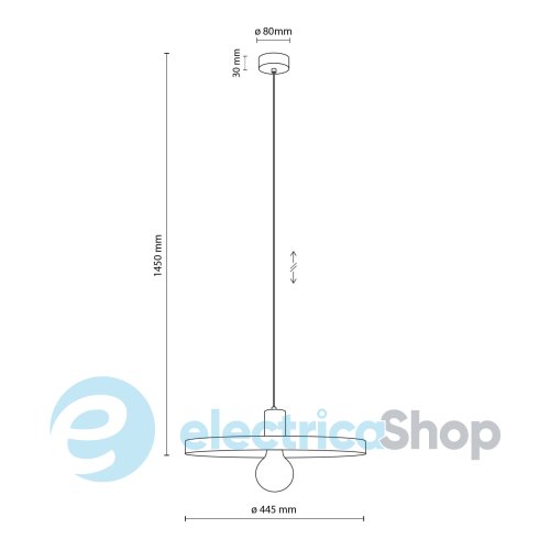Подвесной светильник TK-Lighting SILA GREEN BRICK 400 10750