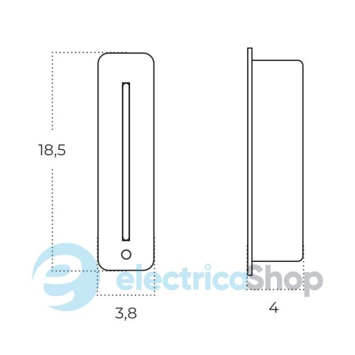 Вуличний вбудований світильник Azzardo ERIN IP54 SENSOR AZ6079