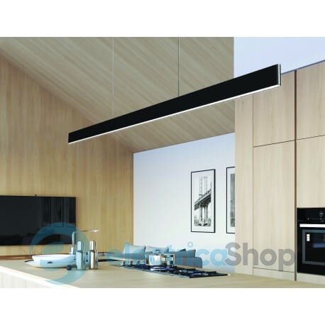 Подвесной светильник AZzardo OLIVIER 120 3000K DIMM (10W+40W) BK AZ5109
