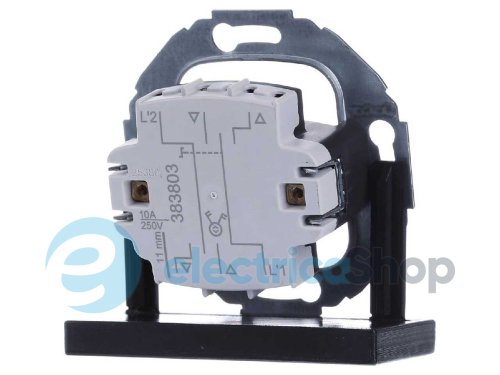 Механизм кнопки поворотный 2-полюсный с 0-положением 10А/250V Berker 1930/Glas/R.classic