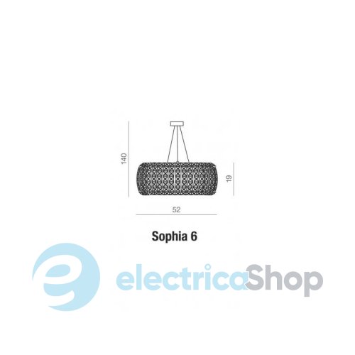 Люстра AZzardo SOPHIA 6 AZ0697
