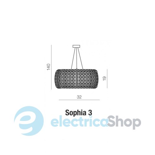 Люстра AZzardo SOPHIA 3 AZ0520