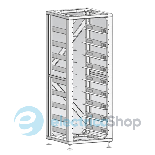 Стандартна стійка 19 дюймів, (8 шт.) 3U-LRACK Deye