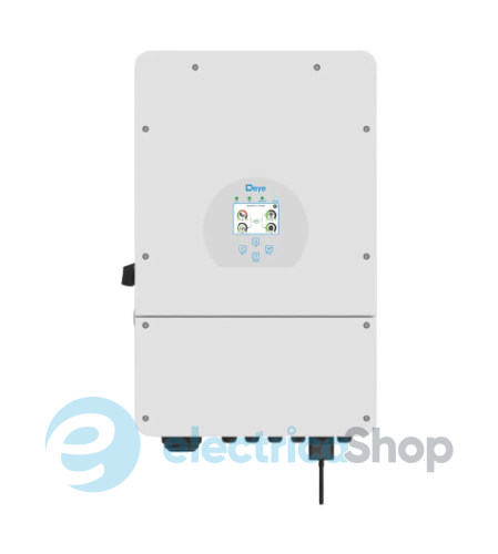 Гібридний інвертор SUN-08K-SG01LP1-EU Deye WiFi (8 kW, 1 фаза, 2 MPPT, LV)