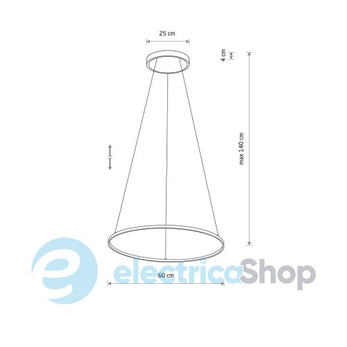 Люстра Nowodvorski Circolo M 21W White 3000K 11604
