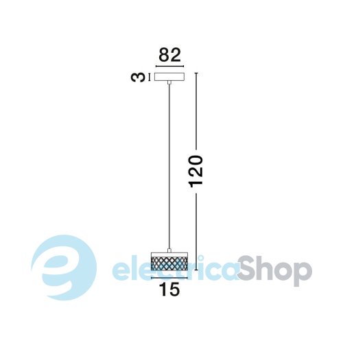 Подвесной светильник BION 9186941 Nova Luce
