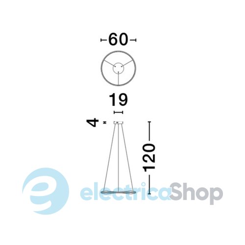 Подвесной светильник PLATINUM 9030642 Nova Luce