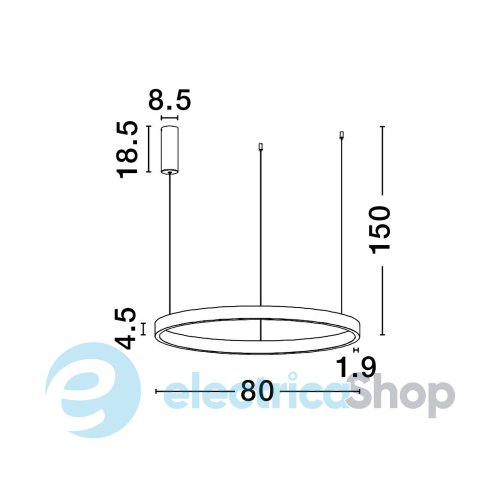 Подвесной светильник ELOWEN 9345650 Nova Luce