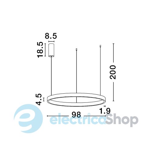 Подвесной светильник ELOWEN 9345651 Nova Luce