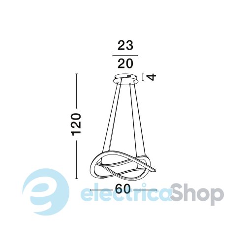 Подвесной светильник CELESTIA 9030645 Nova Luce
