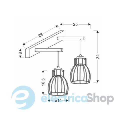 Бра Candellux BERNITA (22-77103)
