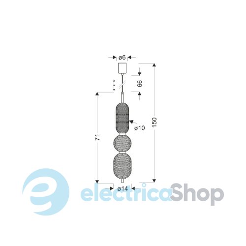 Подвесной светильник Candellux PUMA 33-35363