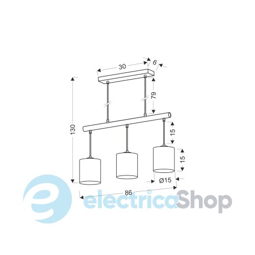 Подвесной светильник Candellux COMBI 33-39972