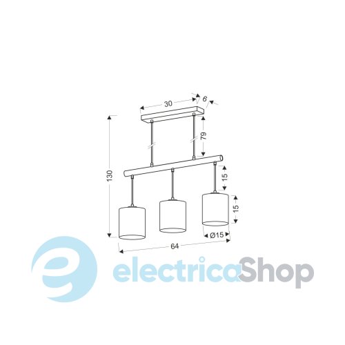 Підвісний світильник Candellux IZOTTO 33-31594