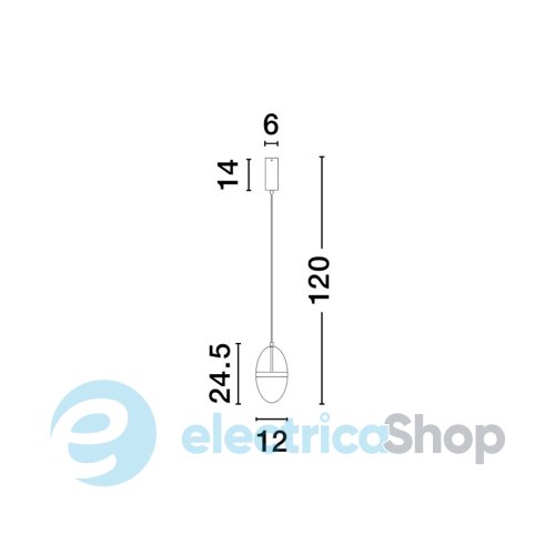 Светильник подвесной EGNA 9009279 Nova Luce