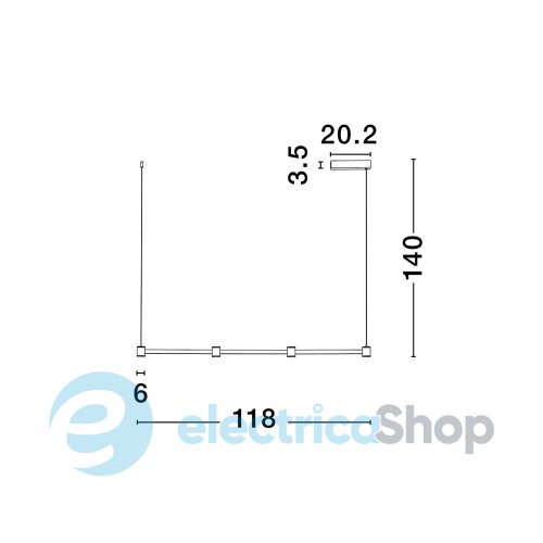 Светильник подвесной PUIZE 9002051 Nova Luce