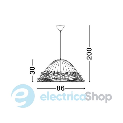 Светильник підвісний NATU 9586513 Nova Luce